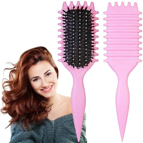 مشط وفرشة لتحديد الشعر الكيرلي