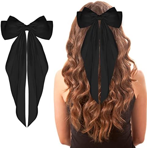 فيونكة ساتان فرنش طويلة ستايل التسعينات