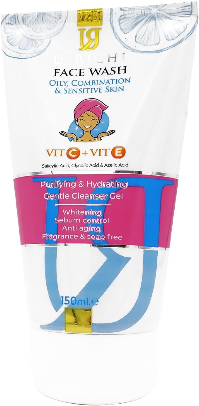 يو ريتشي غسول للبشرة الدهنية والحساسة 150 مل