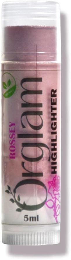 ستيك هايلايتر أورجلام روزي شيمر طبيعي غني بفيتامين E