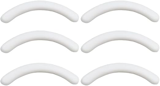 6 قطع سيليكون احتياطي لمكبس الرموش مقاس يونيفرسال