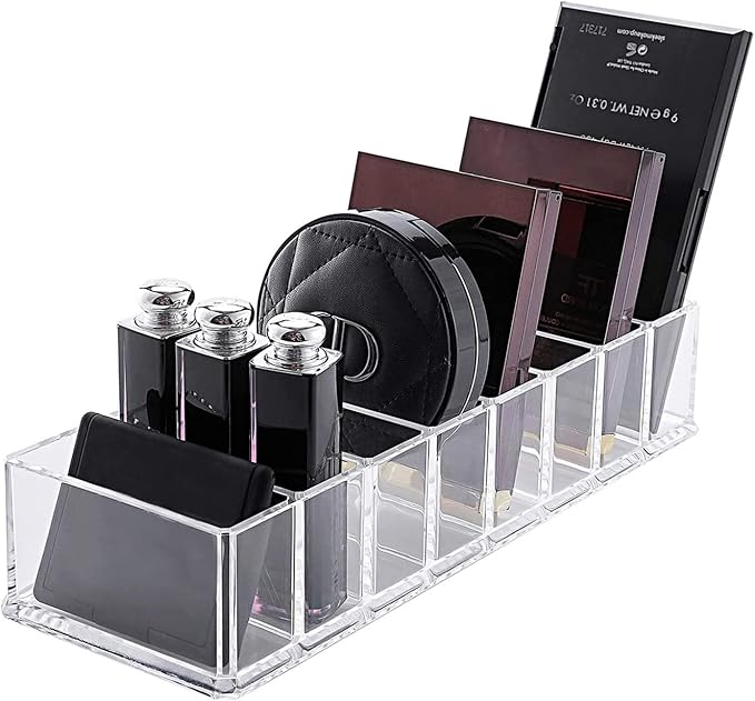 منظم مكياج اكريليك شفاف 8 خانات من OFRANK